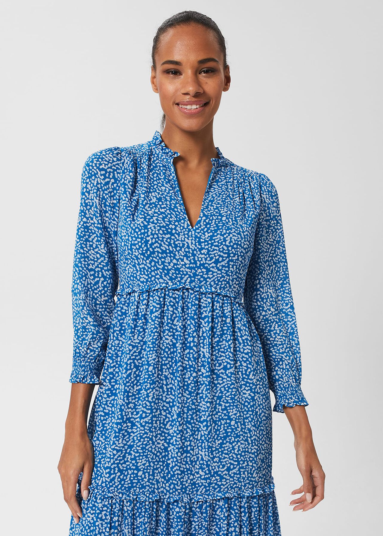 Annalise Asymmetrical Lace Dress