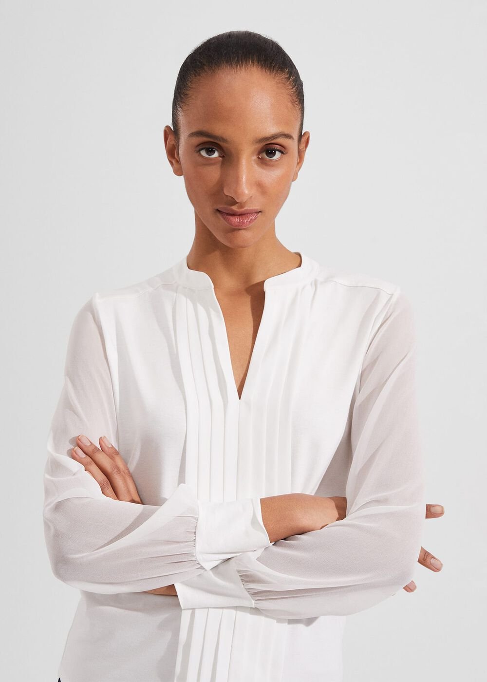 Darcey Top, Ivory, hi-res