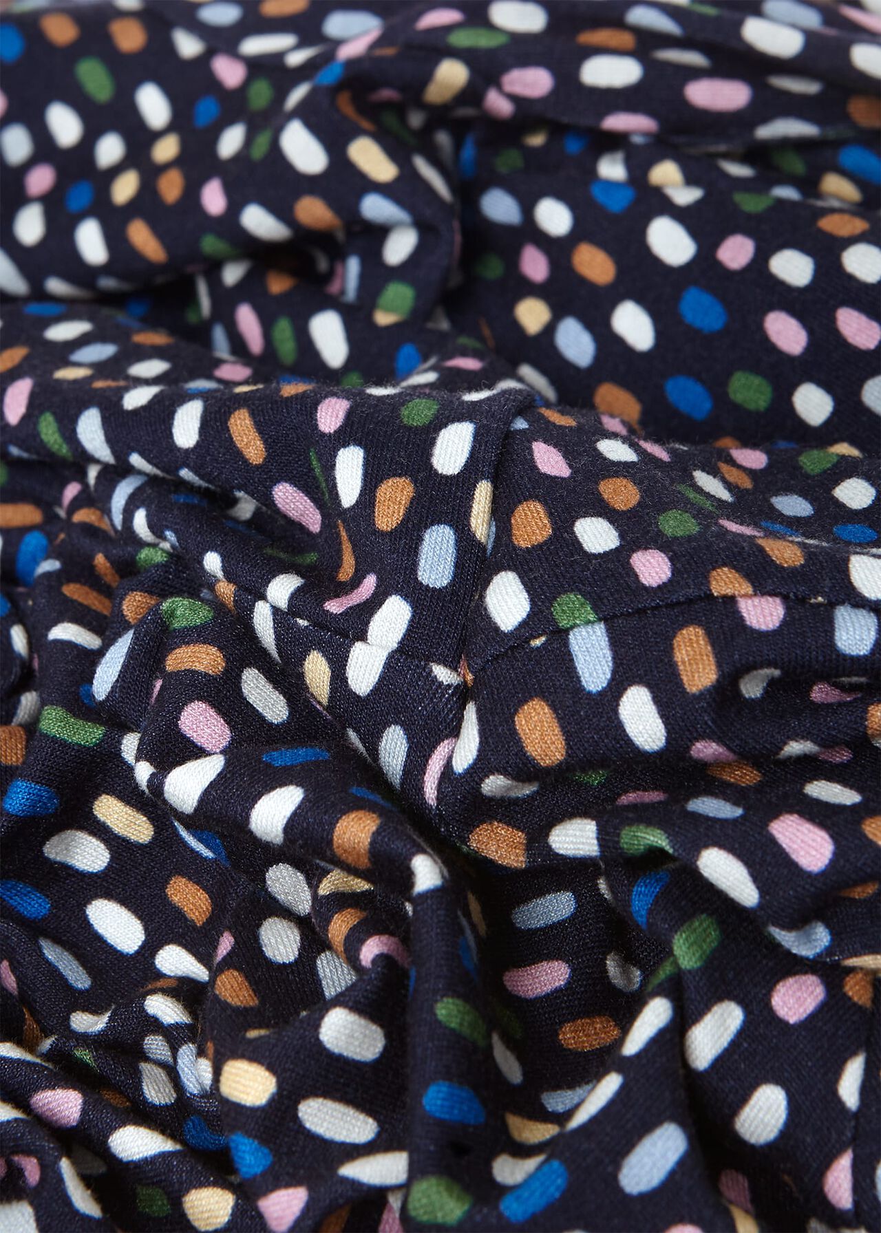 Mary Jersey Dress, Navy Multi, hi-res