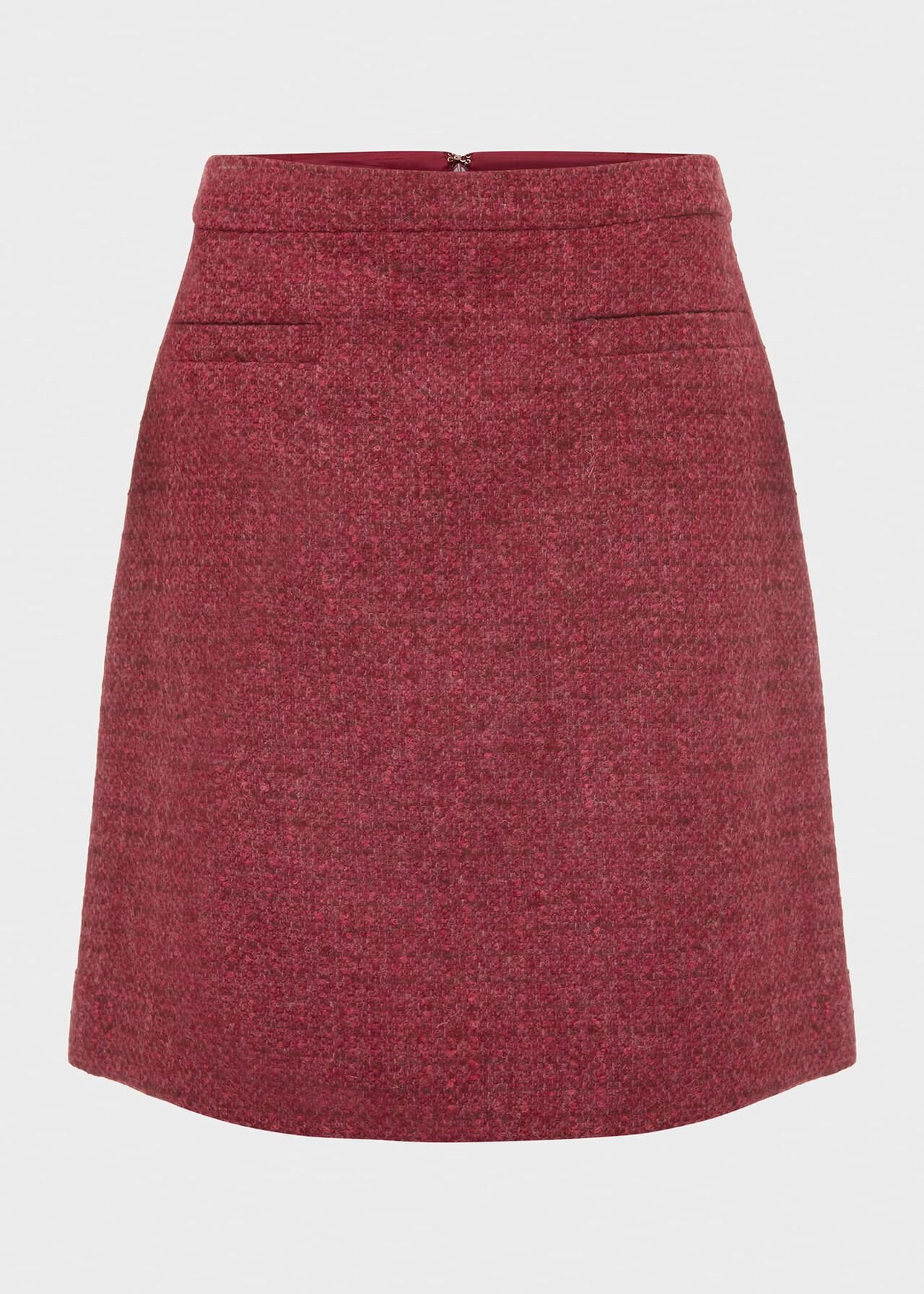 Maisey Wool A Line Skirt , Pink Multi, hi-res