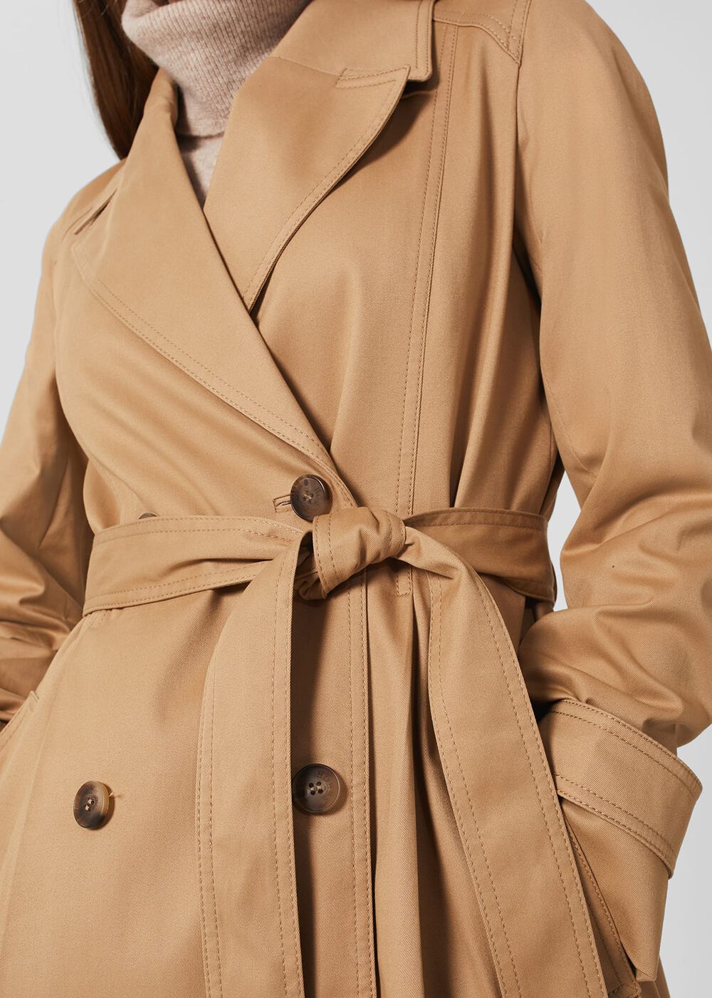 Ashleigh Trench, Fawn Beige, hi-res