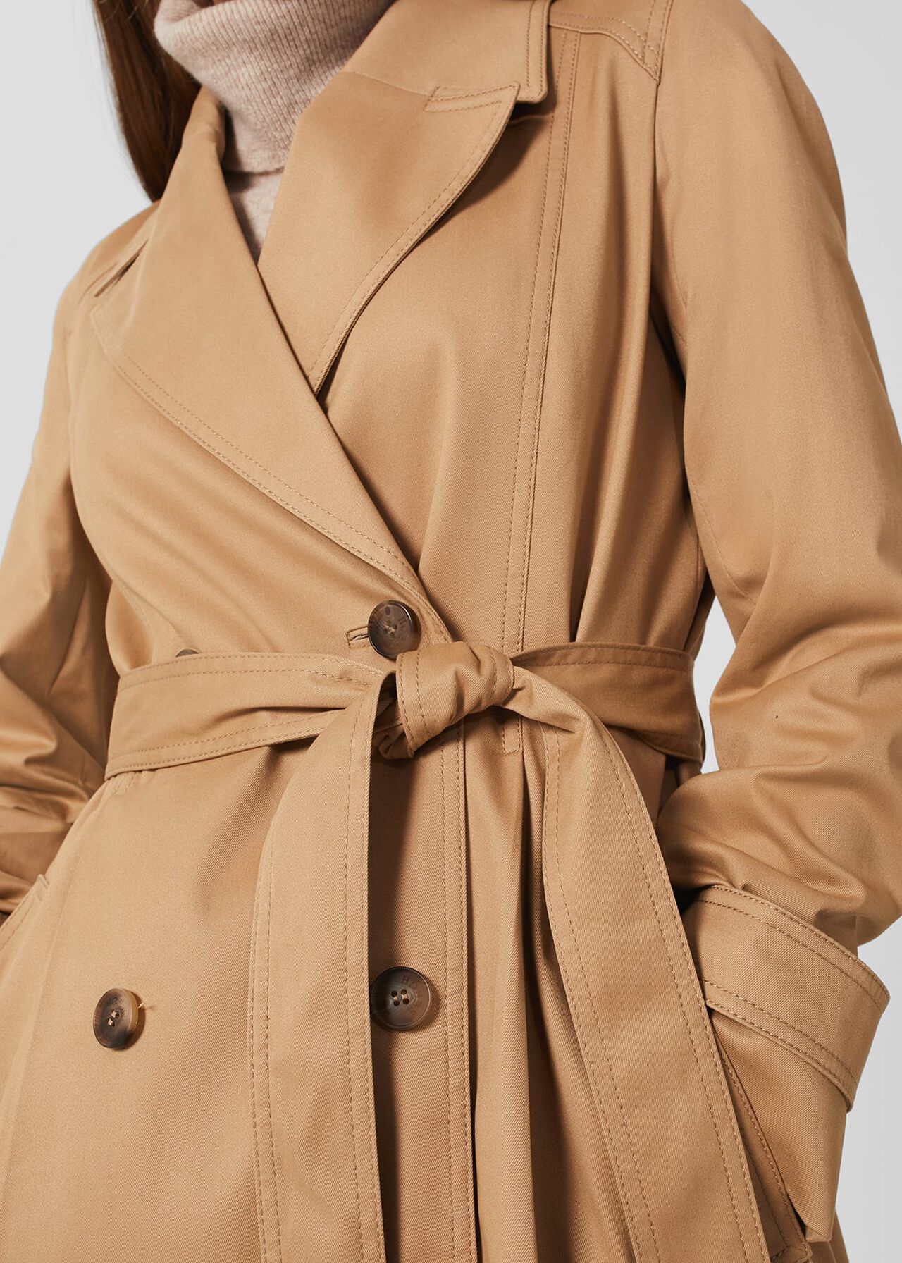 Ashleigh Trench, Fawn Beige, hi-res