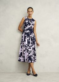Angelica Dress, Midnight Pink, hi-res