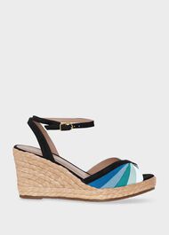 Wimbledon Wedge, Blue Multi, hi-res