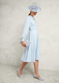 Petite Ayla Dress, Pale Blue, hi-res