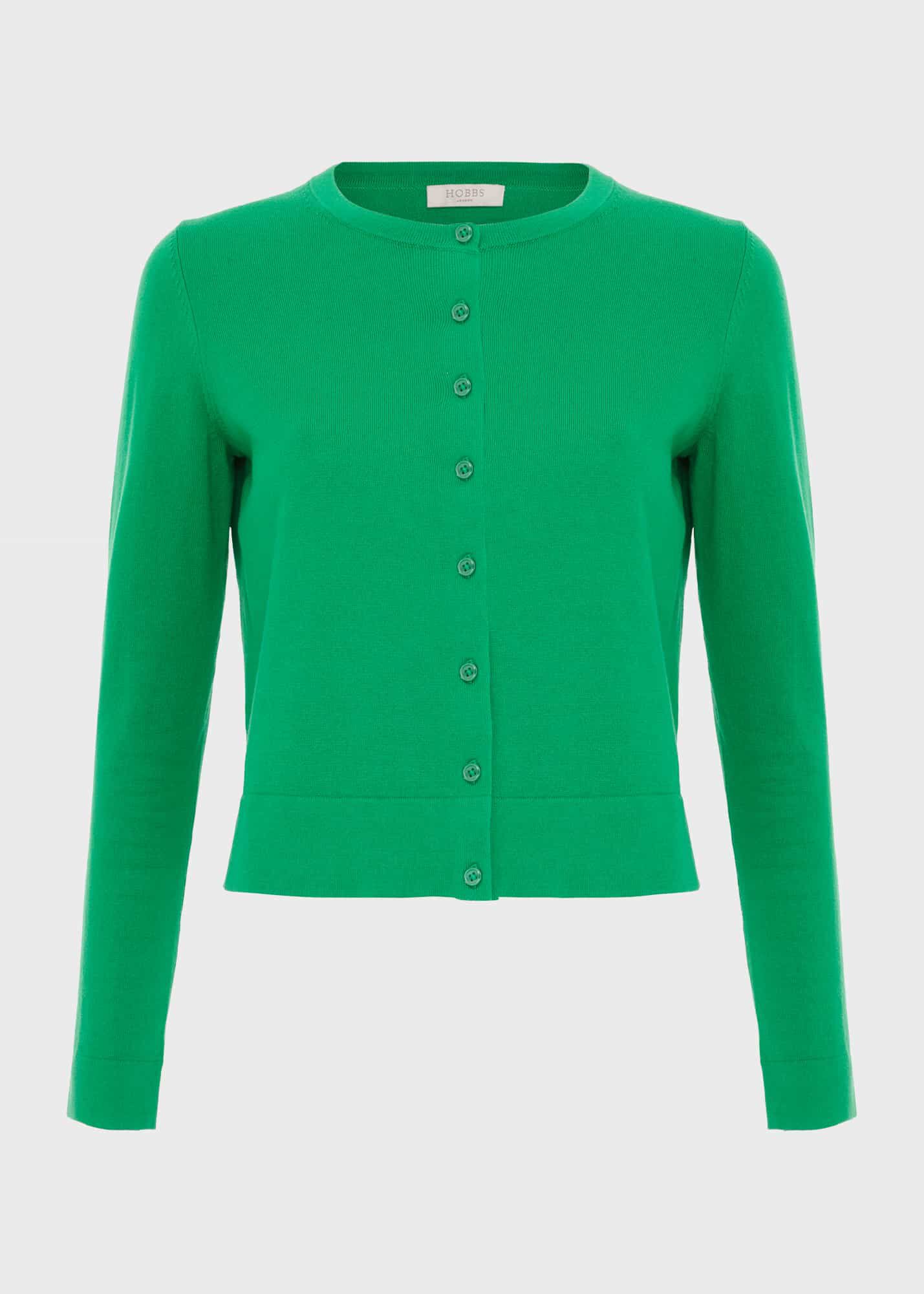 ホブズ HOBBS MICHELLE CARDIGAN （CILANTRO GREEN） Michelle Cotton Cardigan | Hobbs US |