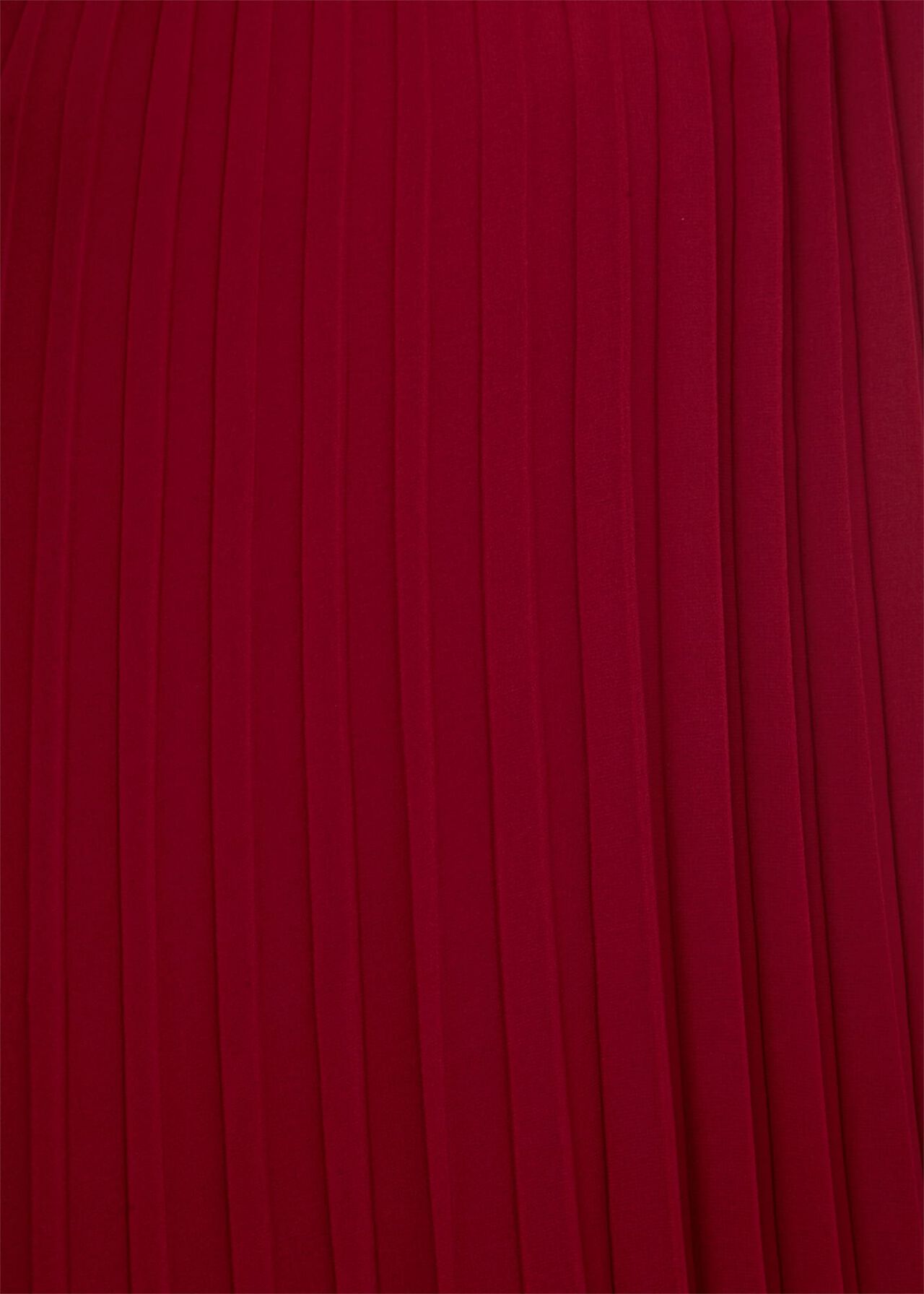 Paulina Pleated Dress, Burgundy, hi-res