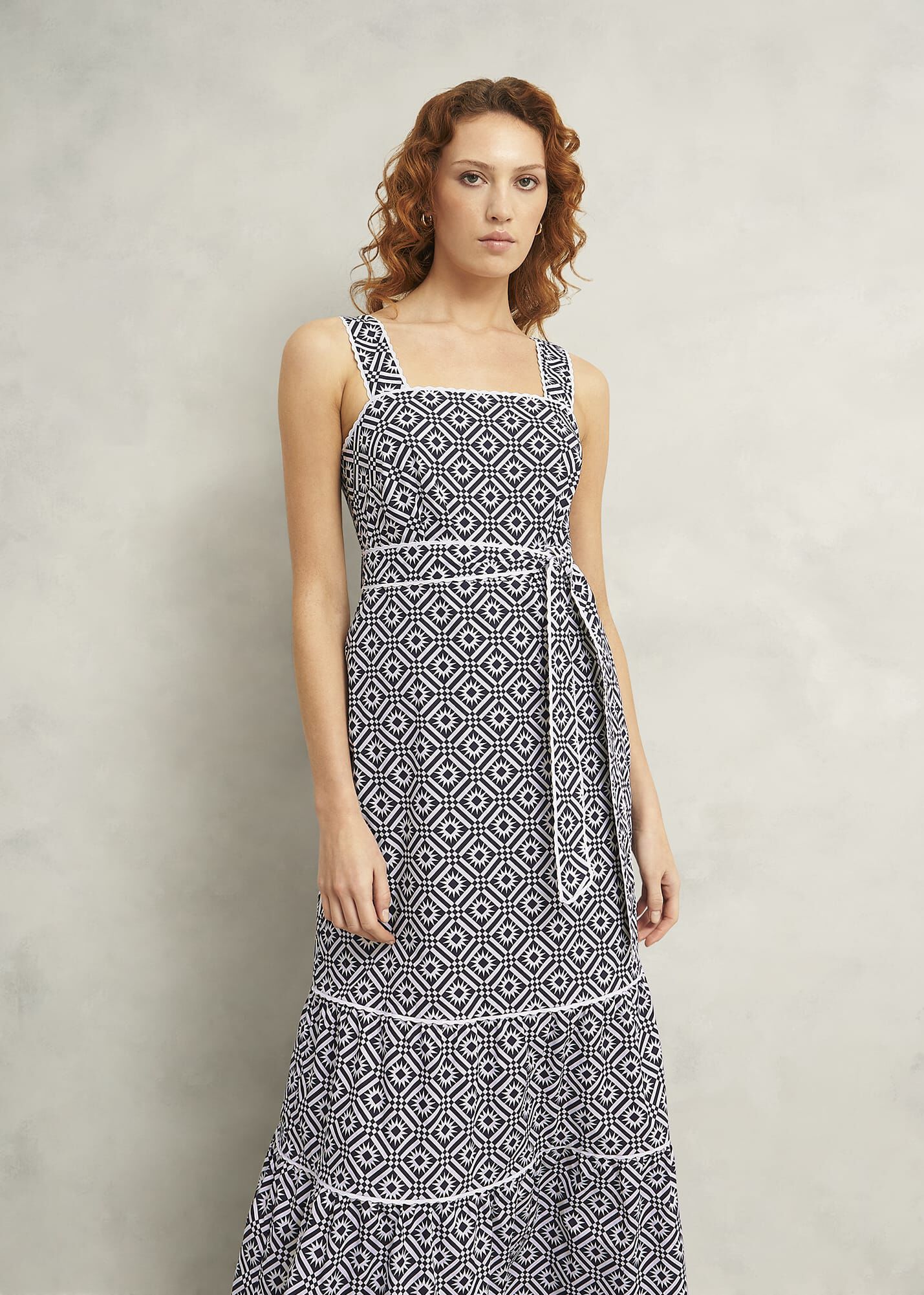 HOBBS LONDON カラ コットン ドレス Kara Cotton Dress | Hobbs UK |