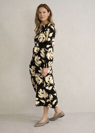 Evelyn Dress, Black Sandstone, hi-res