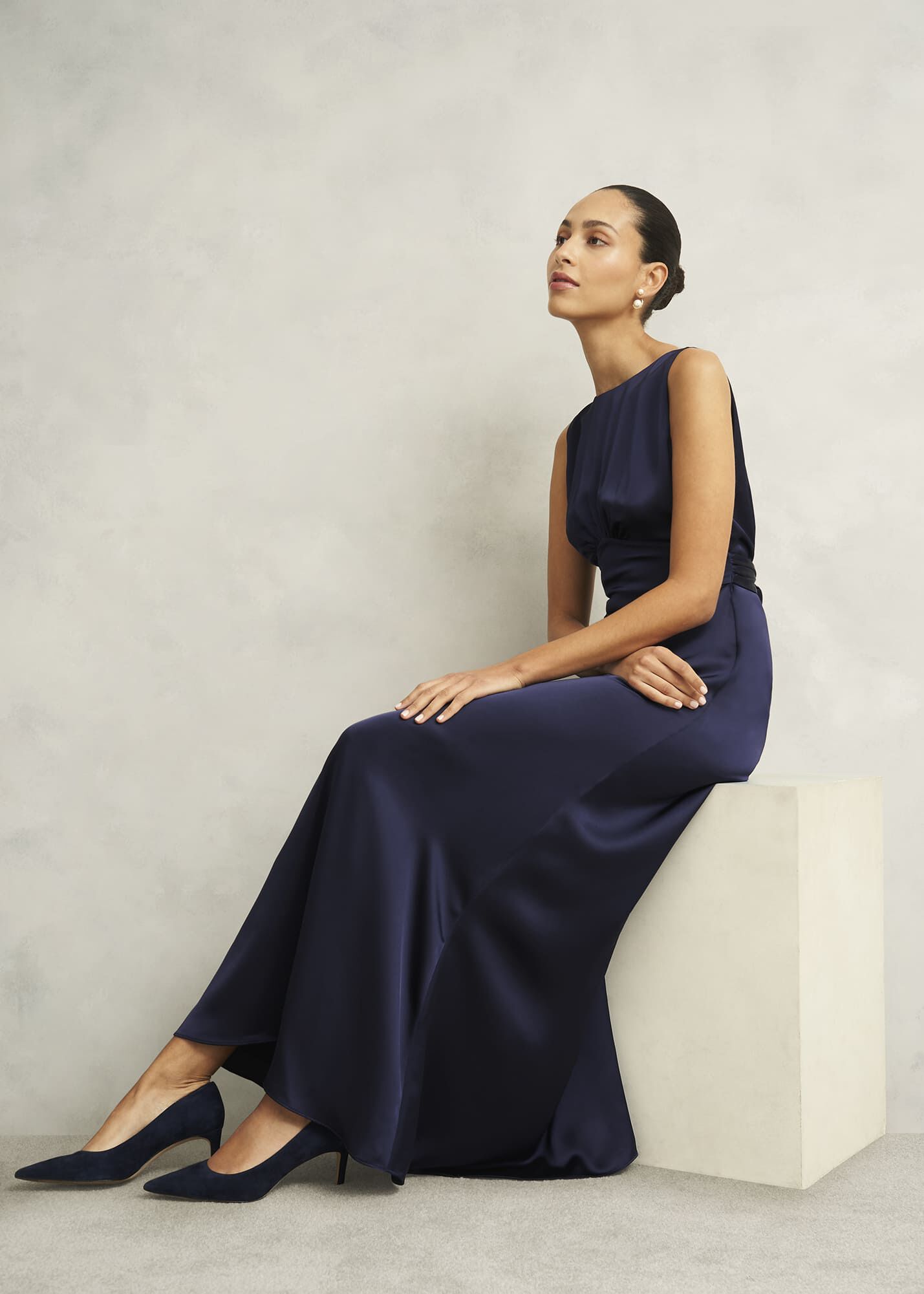 王室愛用ブランド【HOBBS LONDON】Jemma Dress 0222-5227-3669L00-JEMMA-JERSEY