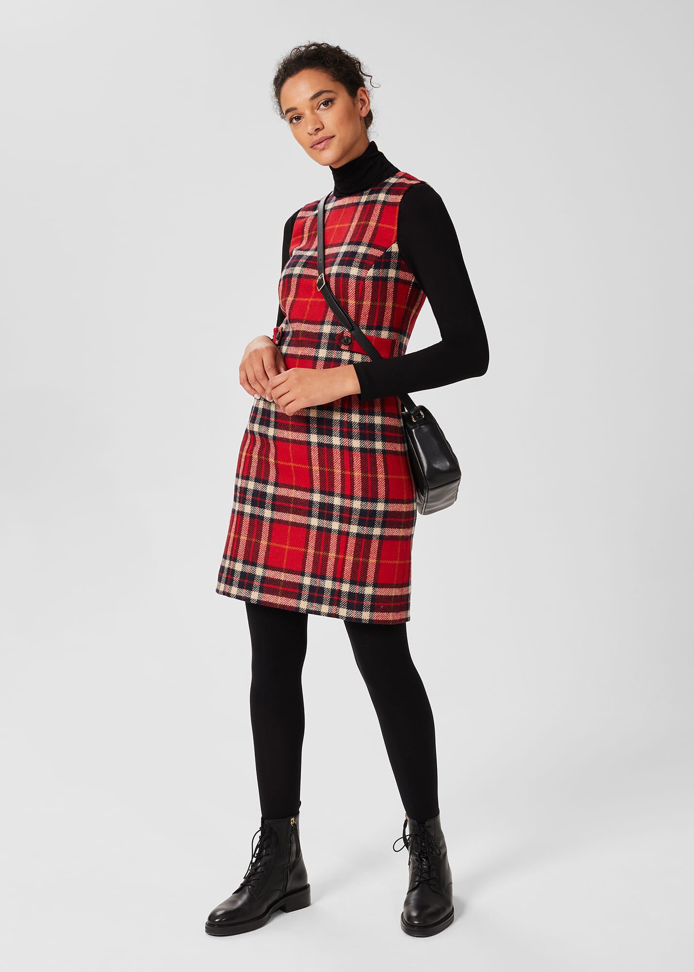 Hobbs checked dress sale