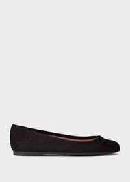 Prior Suede Ballerinas, Black, hi-res