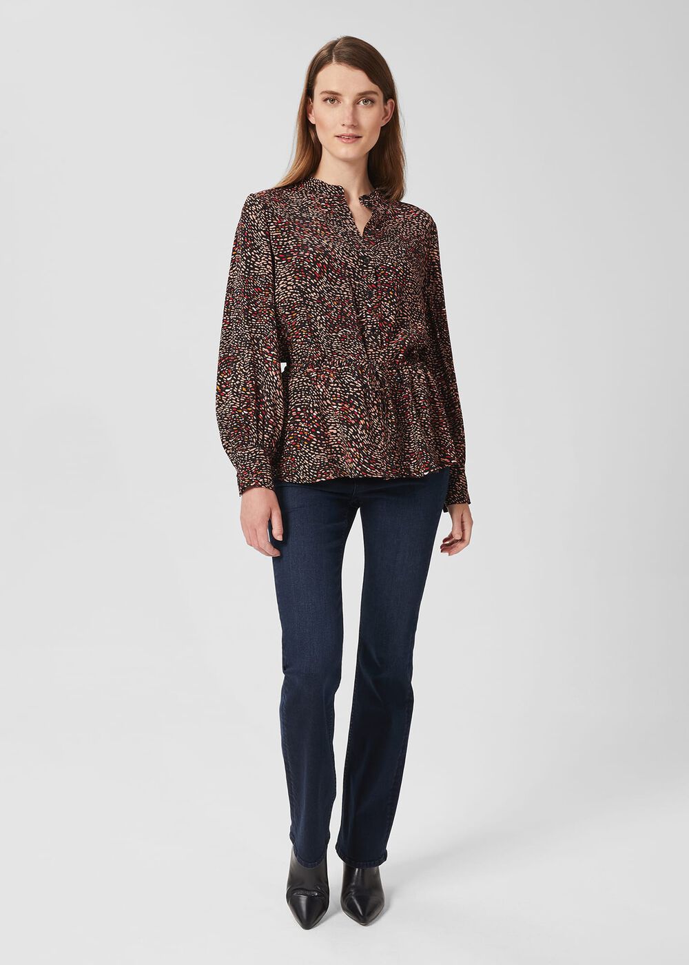 Niomi Bootcut Jeans, Dark Indigo, hi-res