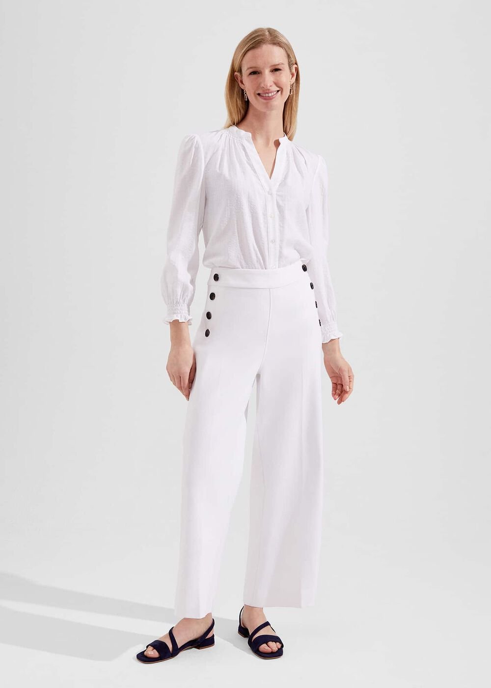 Mila Flat Sandal, Midnight, hi-res