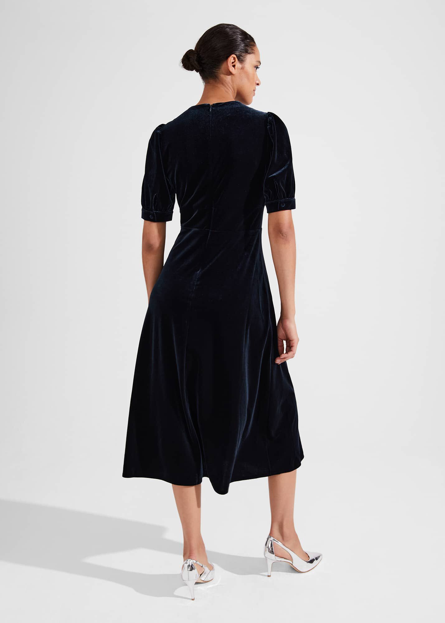 Hobbs eliora velvet dress 2025