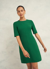Alana A Line Dress, Agate Green, hi-res