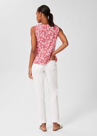 Kaya Capri Pants, White, hi-res