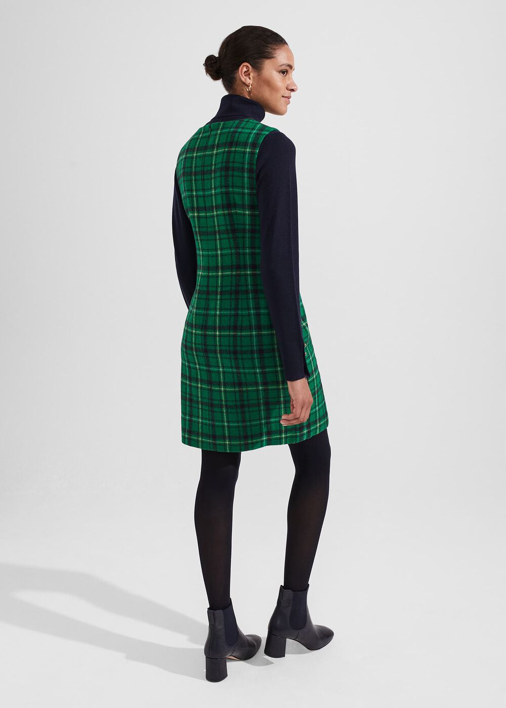 Margot Wool Dress, Green Multi, hi-res