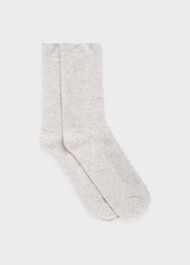 Cashmere Socks, Light Grey, hi-res