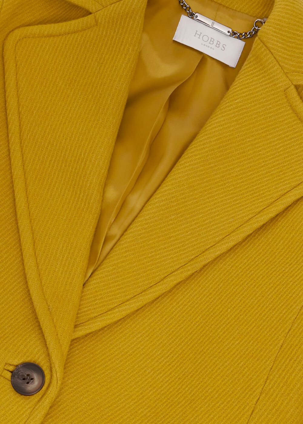 Carmina Wool Blend Coat, Light Ochre, hi-res