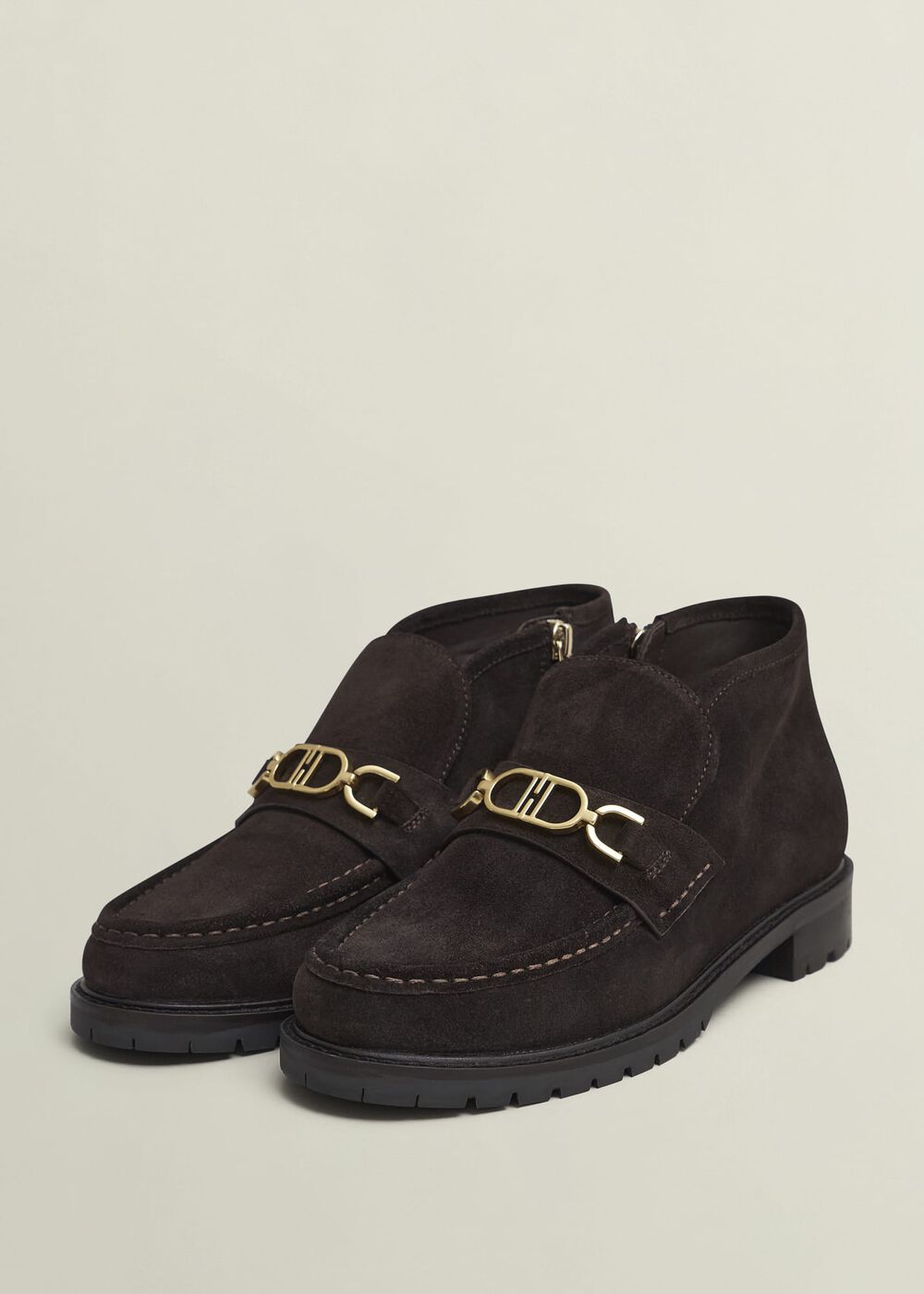 Astrid Ankle Boots, Chocolate Brown, hi-res