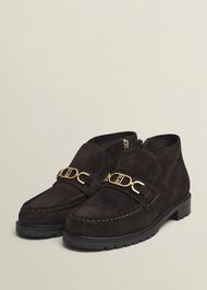Astrid Ankle Boots, Chocolate Brown, hi-res