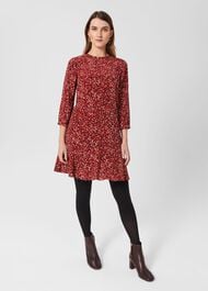 Leila Ankle Boots, Aubergine, hi-res