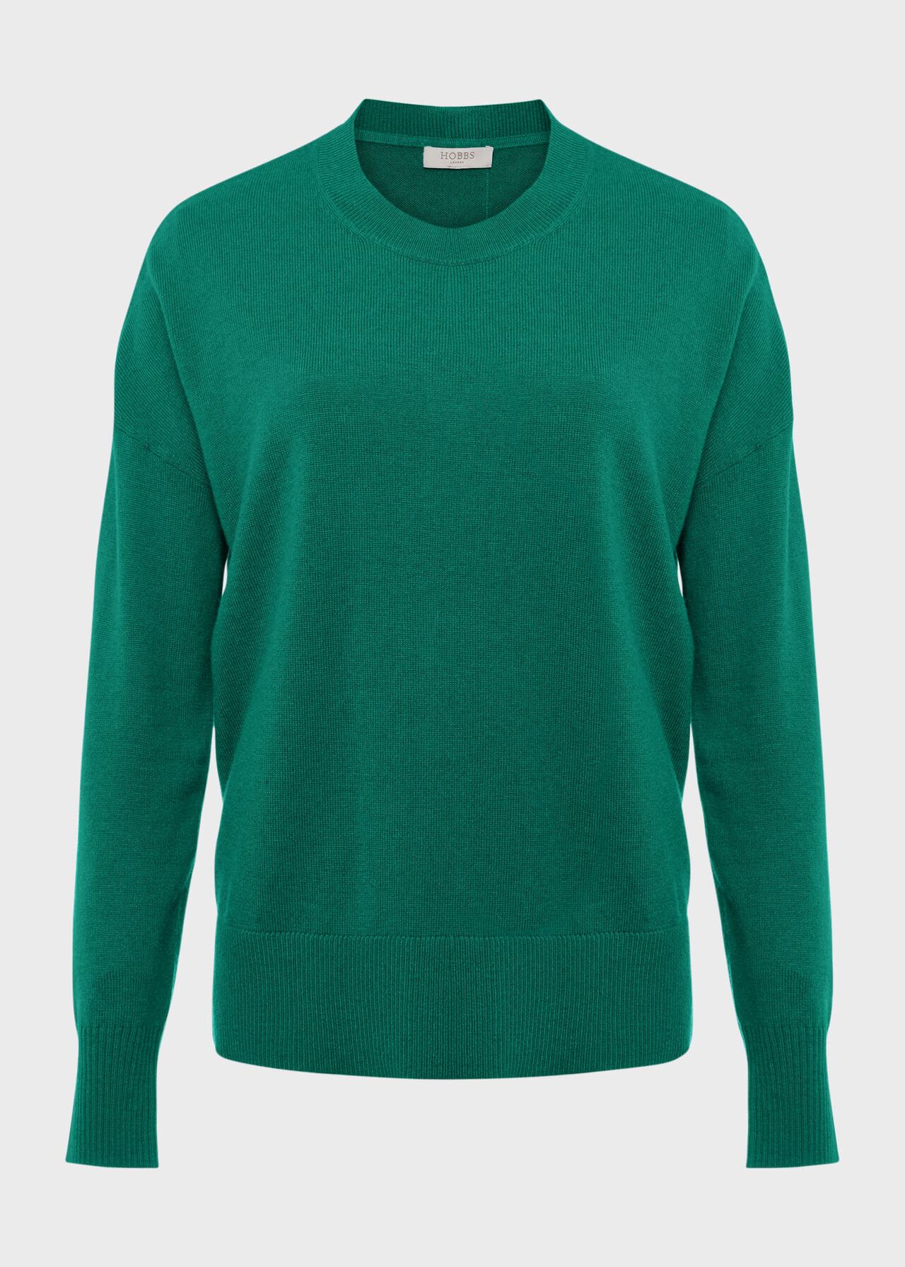 Lydia Button Sweater, Ocean Green, hi-res