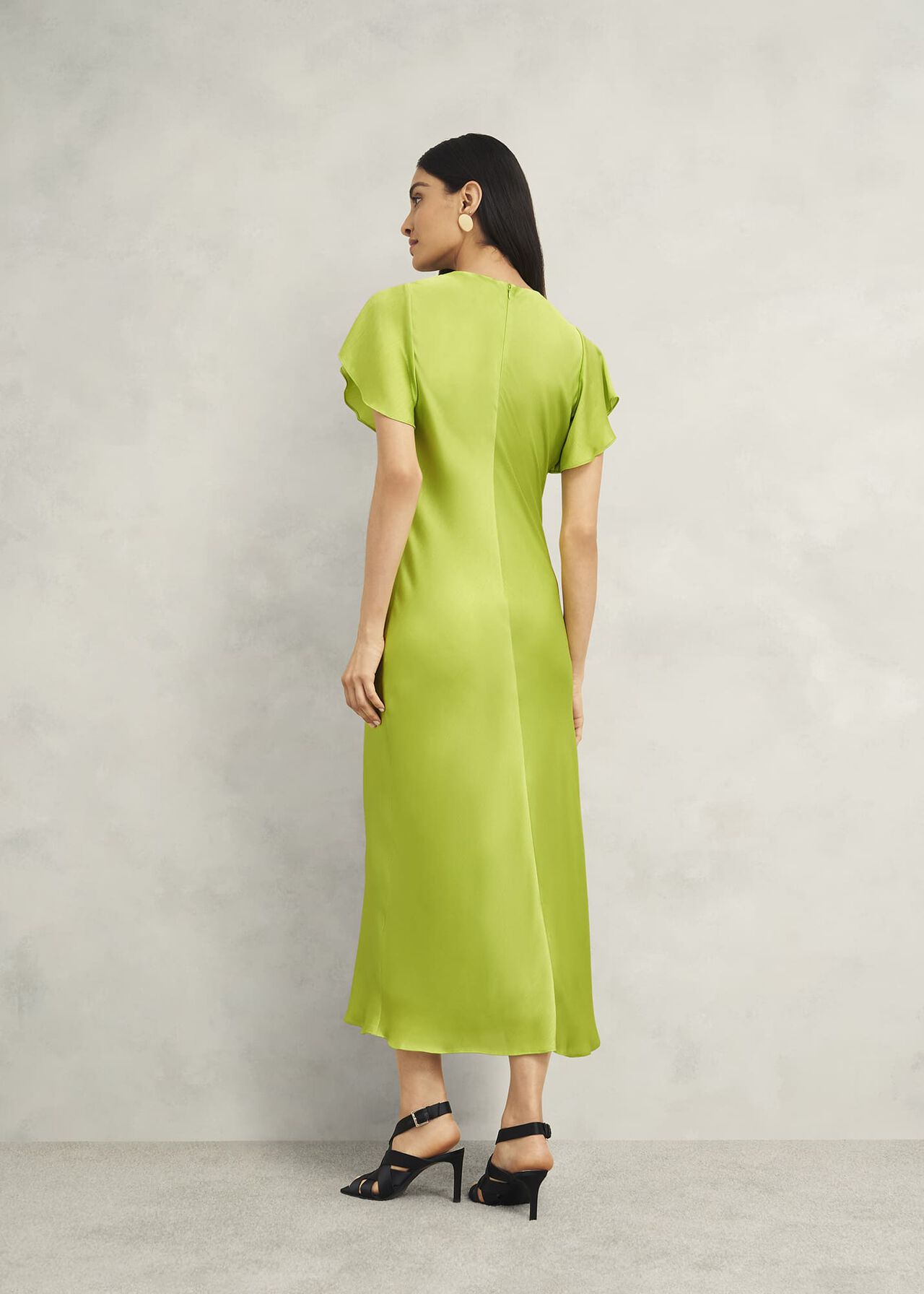 Tremeer Dress, Lime Green, hi-res