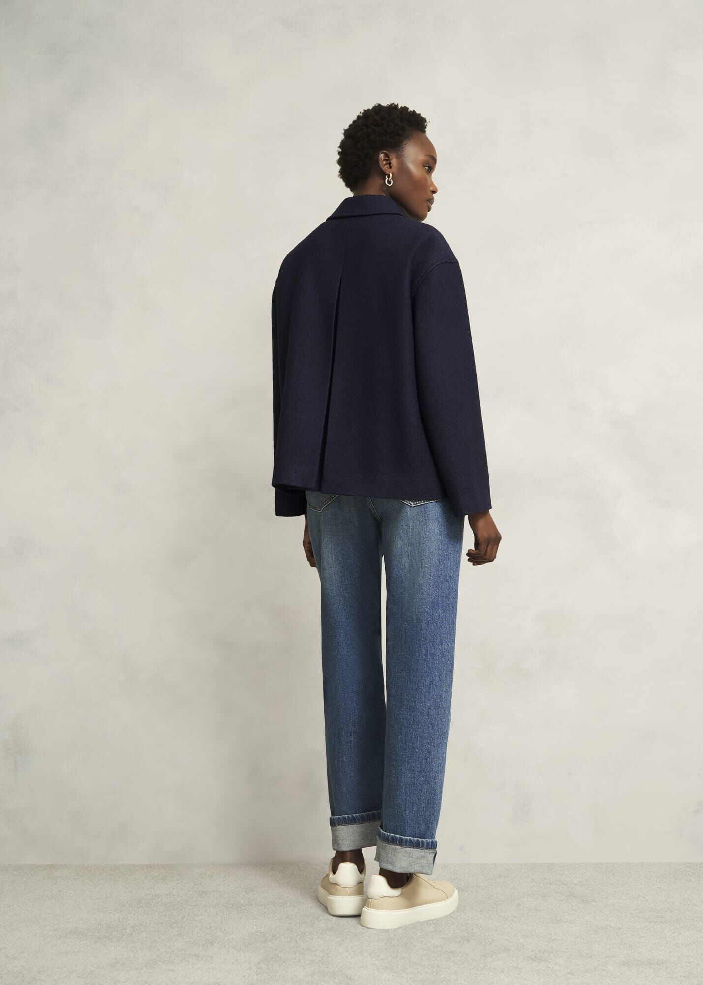 【海外限定】Hobbsウールコート☆Payton Wool Blend Coat, Navy Payton Coat With Wool | Hobbs US |