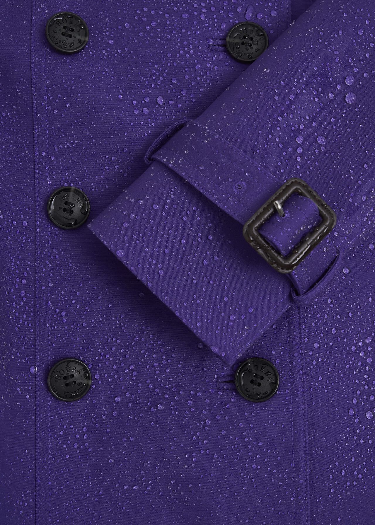 Petite Skylar Shower Resistant Trench Coat, Future Purple, hi-res