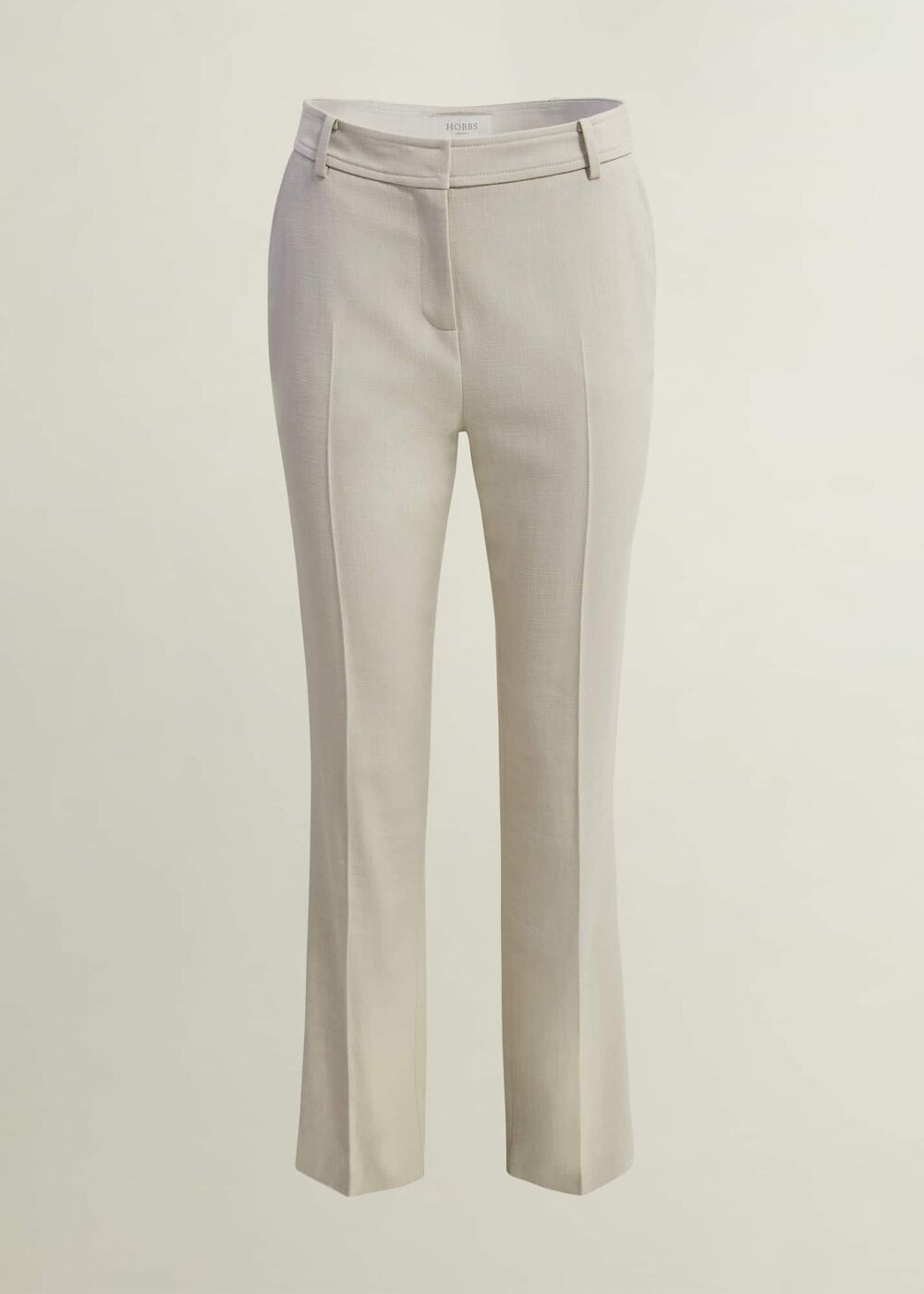 Ellen Straight Trousers, Buff Grey, hi-res