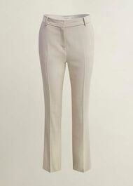 Ellen Straight Trousers, Buff Grey, hi-res