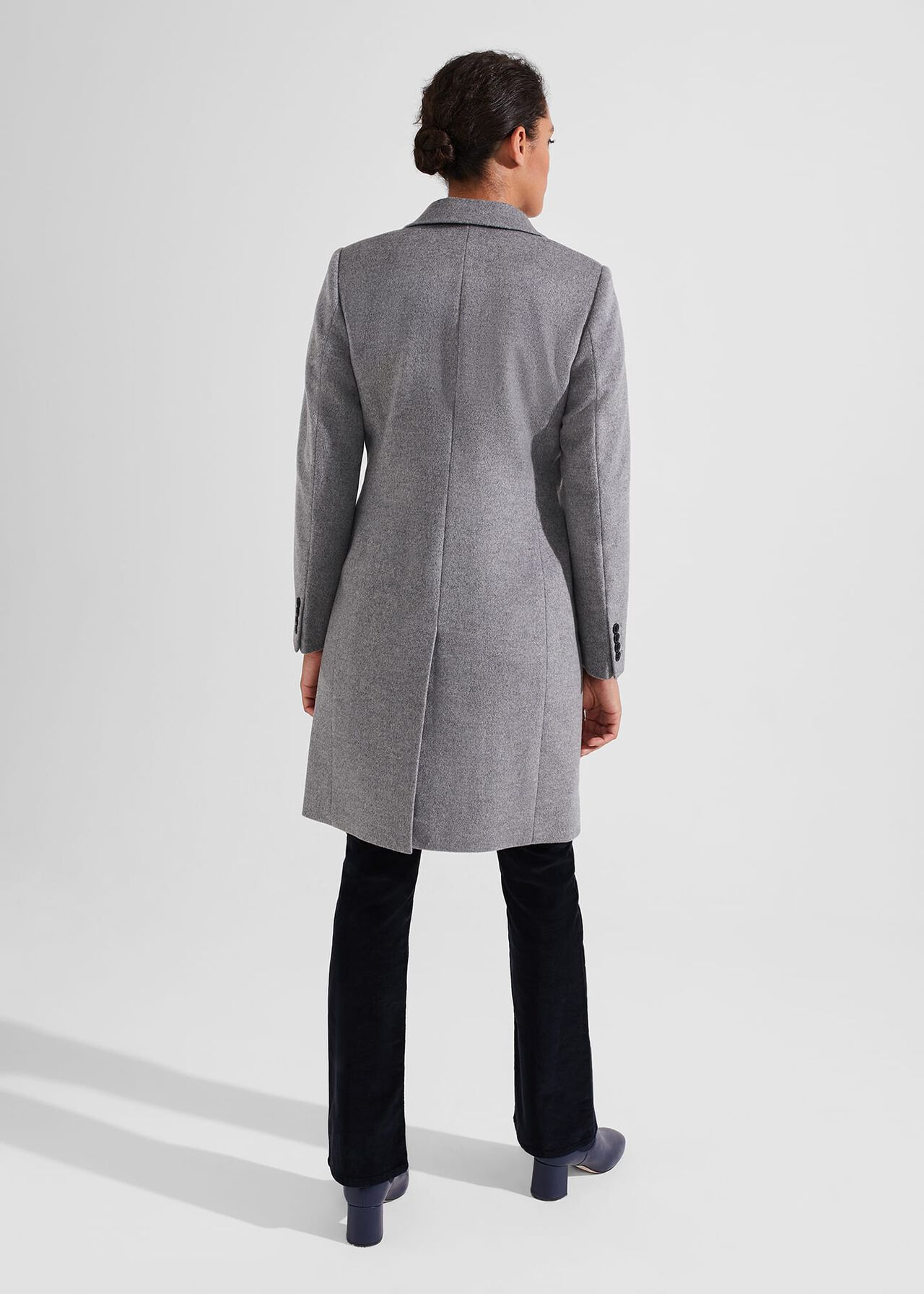 Petite Tilda Wool Coat, Grey, hi-res