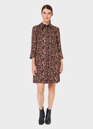Aubery Dress, Navy Cml Merlot, hi-res