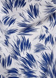 Rory Linen Dress, Ivory Blue, hi-res