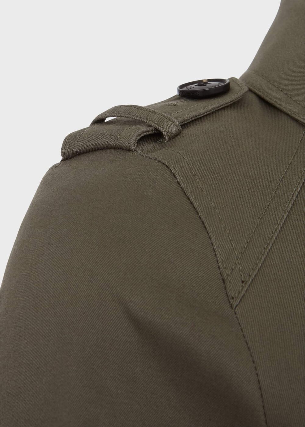 Petite Lisa Shower Resistant Trench Coat, Olive Green, hi-res