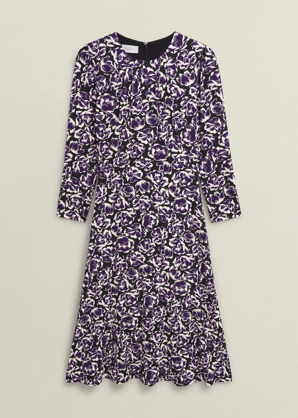 Petite Paige Jersey Dress, Purple Multi, hi-res