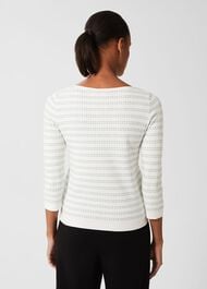 Robin Jumper, Ivory Green, hi-res