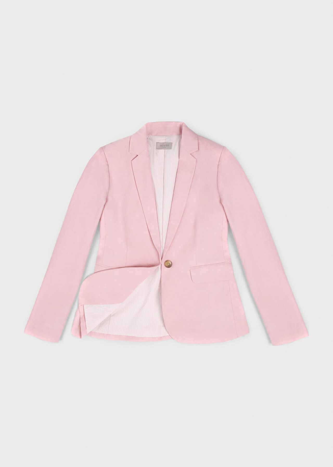 Trinity Silk Blend Jacket, Pale Pink, hi-res