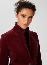 Blake Cord Blazer, Dark Red, hi-res