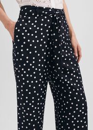 Petite Astrid Crop, Navy Ivory, hi-res