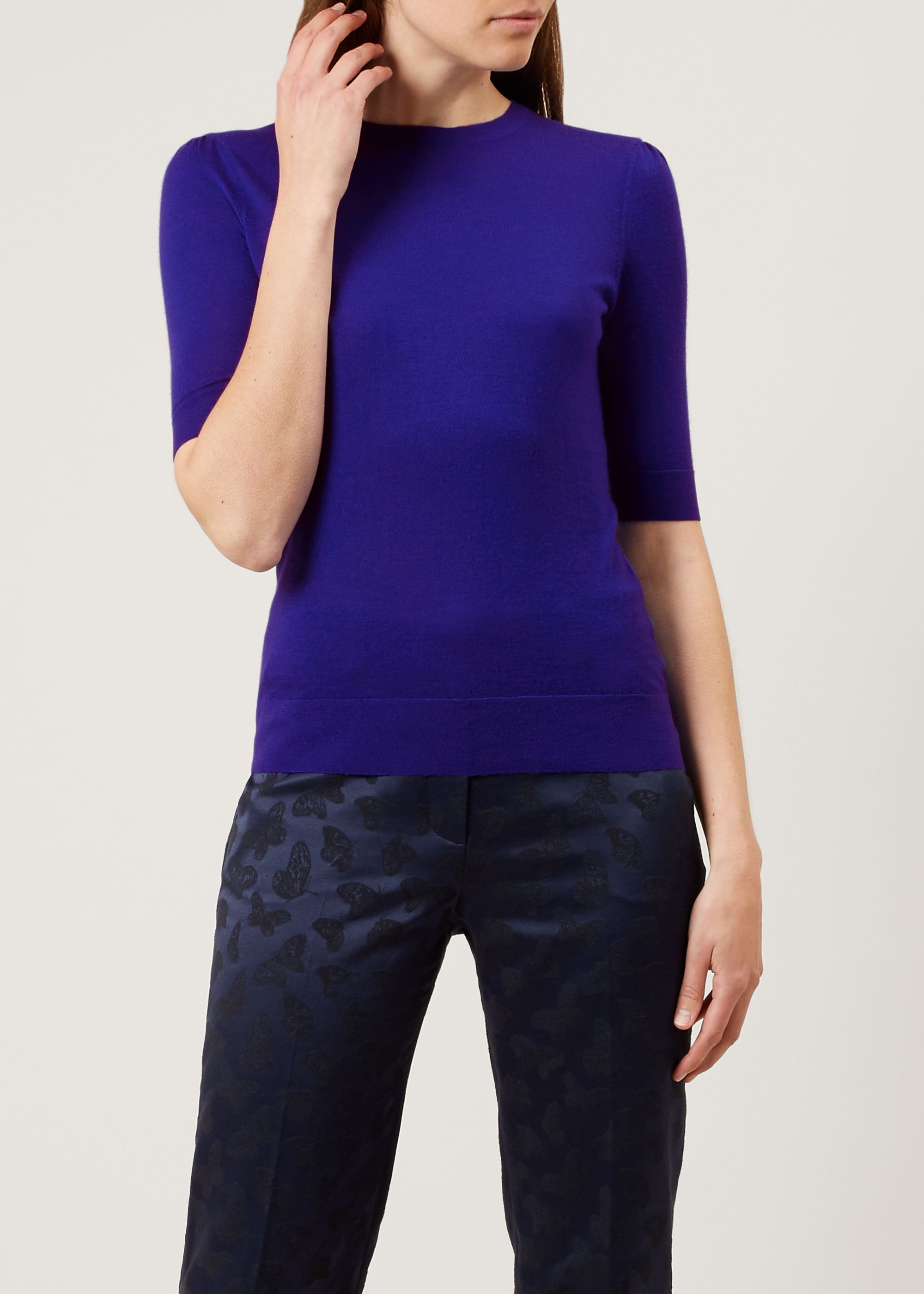 royal blue sweater