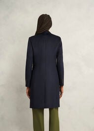 Petite Cavendish Wool Coat, Navy, hi-res