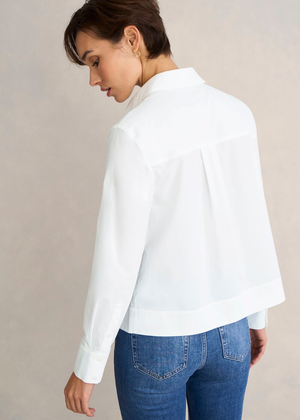 Andie Shirt, White, hi-res