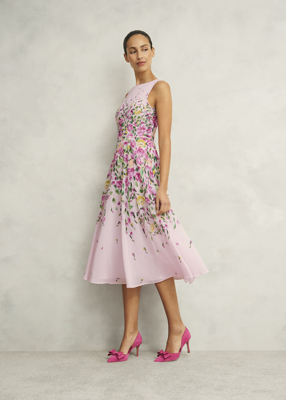 Carly Dress, Pink Multi, hi-res