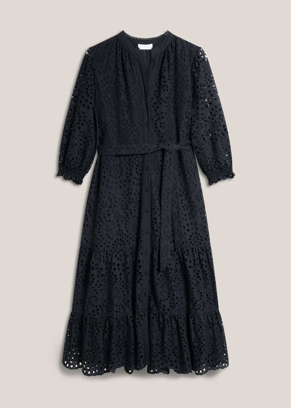 Cianna Cotton Broderie Dress