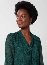 Sandy Blouse , Sea Green, hi-res