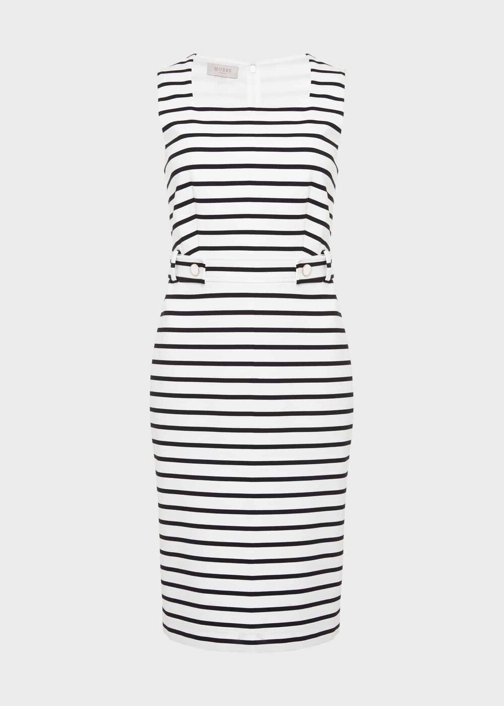 Audra Dress, Ivory Hobbsnavy, hi-res