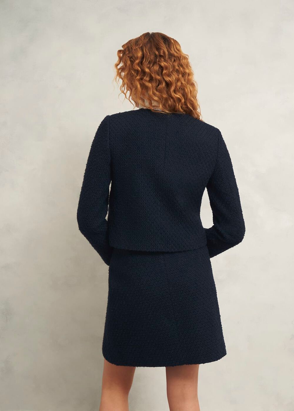 Marie Jacket With Wool, Navy, hi-res